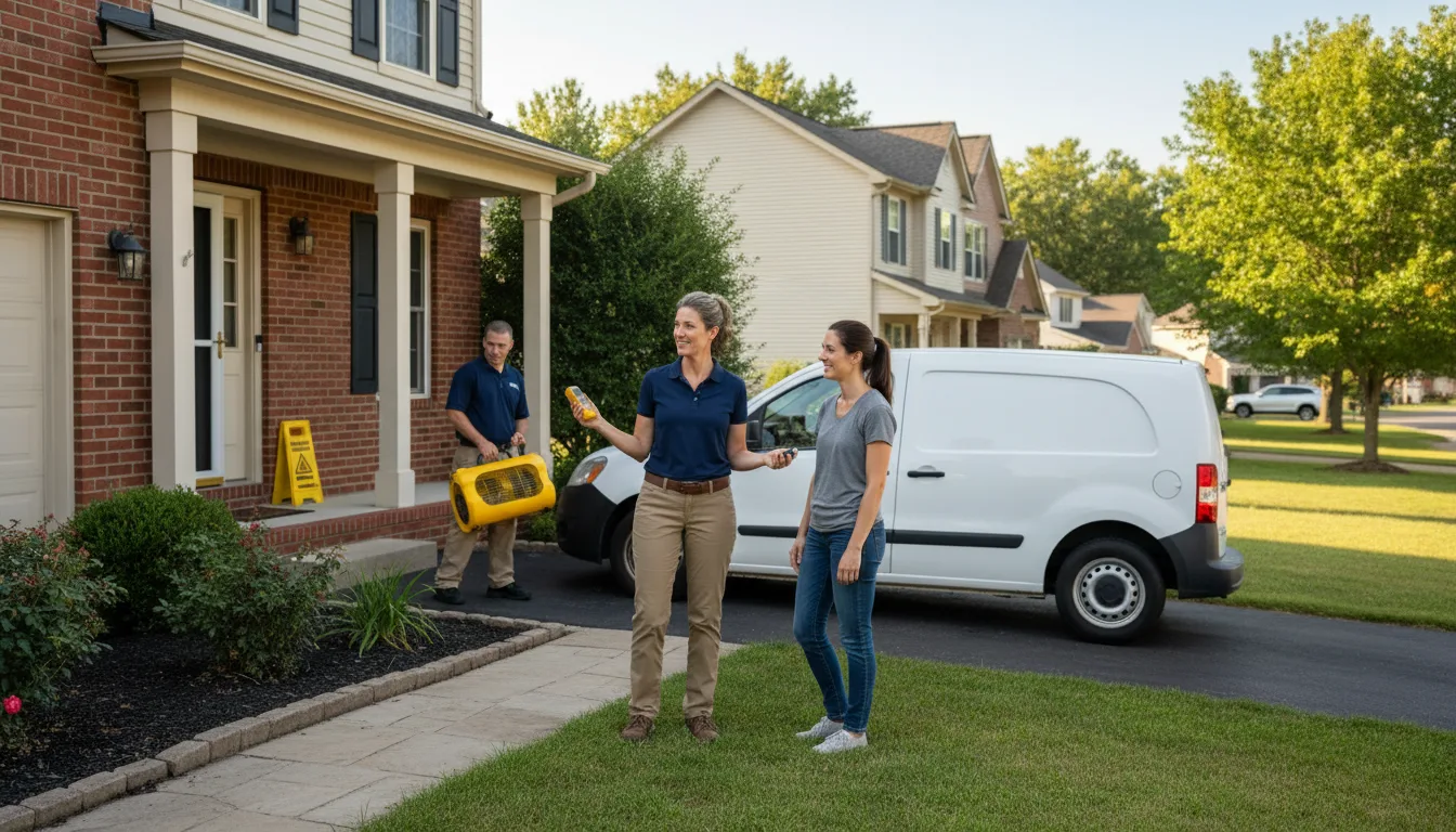 Water restoration image for Water Damage & Restoration Services in Lorain, OH